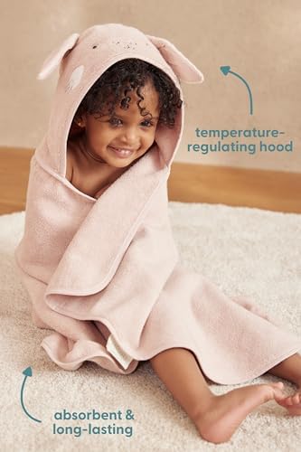MORI Hooded Bear Bath Towel - Unisex Baby Toddler Towel