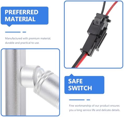 LED Display Lamp Track Spotlight with 3 Rotatable Heads