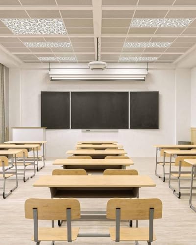 Gold Flower Clock Magnetic Light Covers 2PCS