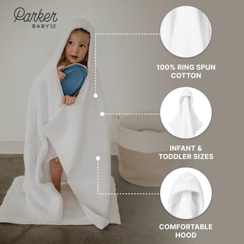 Parker Baby Co Premium 100 Soft Bath Towel with Hood