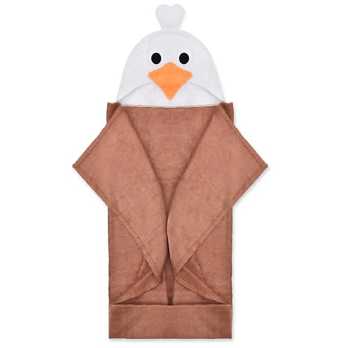 Natemia Premium Hooded Baby Towel - Brown Eagle