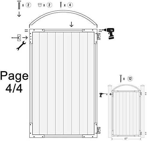 Nuvo Iron PRO8 Black Gate Frame 6 Foot
