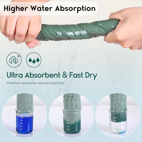 Unnivoll Muslin Baby Washcloths 6 Pack - 12x12 Multicolor