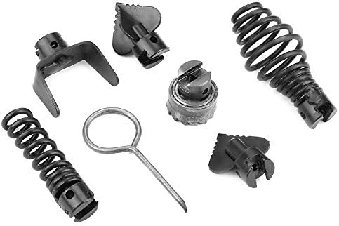 GLOGLOW Drain Cleaner Cutter Head Set for Drum Machines