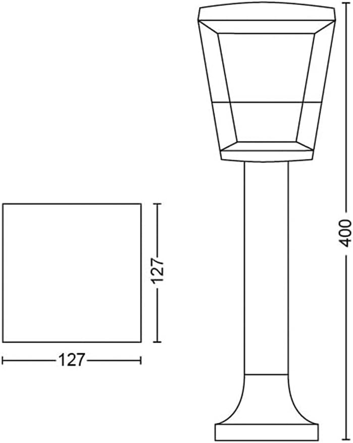 Philips Hue Econic Pathway Light with Alexa Control