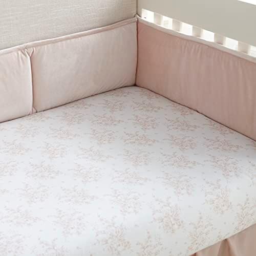 Levtex Baby - Floral Crib Fitted Sheet - 100 Cotton