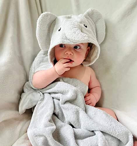 Baby Animal Hooded Towel Set for Newborns and Toddlers