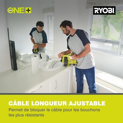 RYOBI ONE Cordless Drain Auger Bare Tool 1