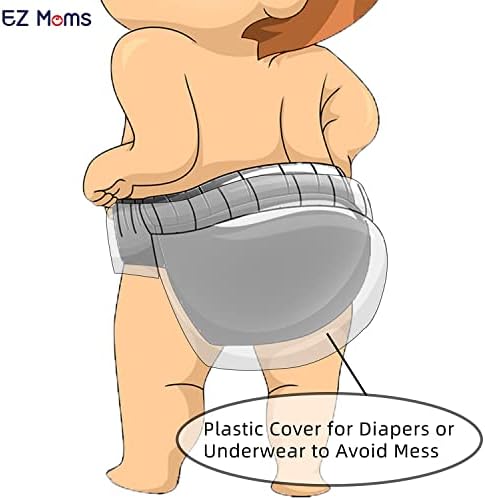 EZ Moms 4 Pack Reusable Training Pants For Toddlers 1