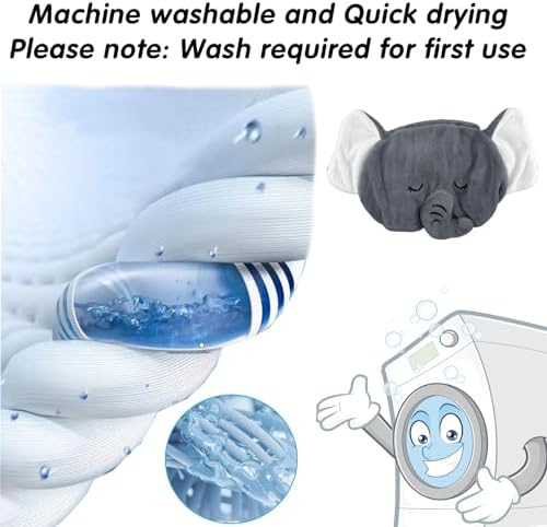 IFaryMes Toddler Bath Towel with Hood - Gray Elephant