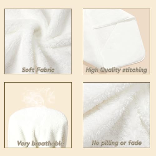 Yaiseiko 3 Pack Hooded Baby Bath Towels