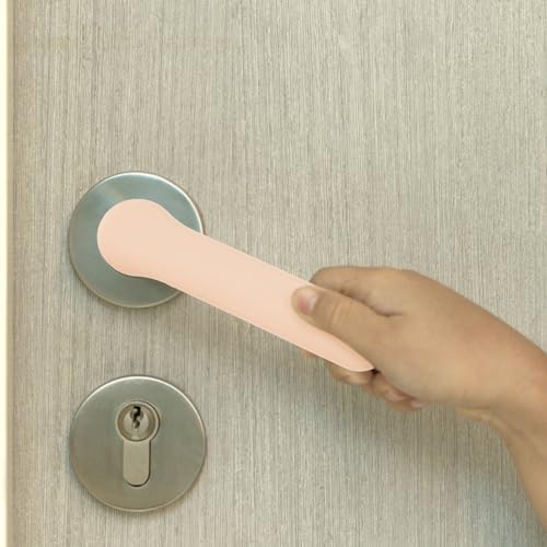 Babyproof Door Handle Cover Set with Chain Stopper and Security Protector