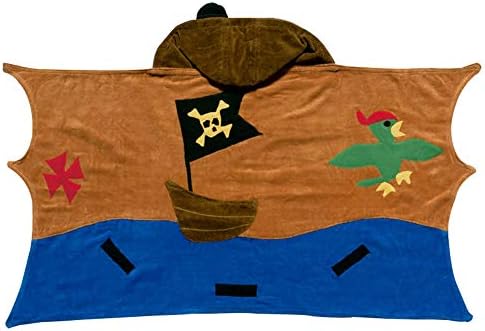 Kidorable Pirate Hooded Towel for Boys 100 Cotton 0-2 Years