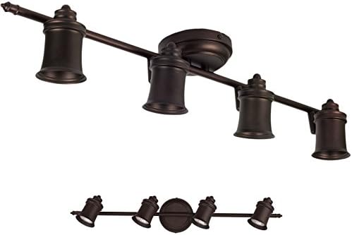 Canarm IT299A04ORB10 Taylor 4-Bulb Wall Track Light