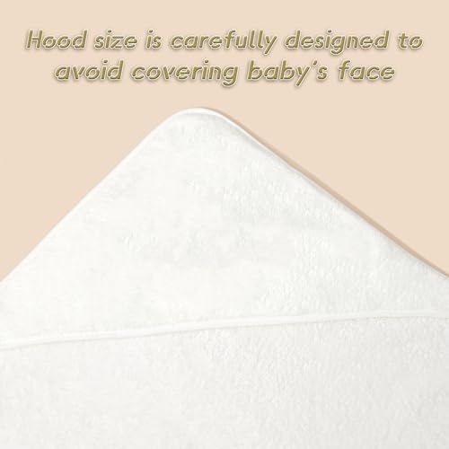 Yaiseiko 3 Pack Hooded Baby Bath Towels