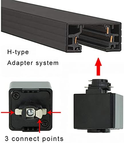 Adjustable Height Halo Track Pendant Light with E26 Socket