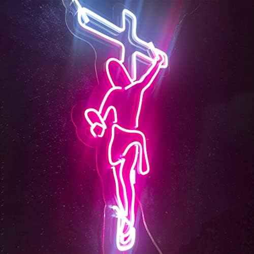 Jesus Cross Neon Sign 26 - Vibrant LED Wall Decor