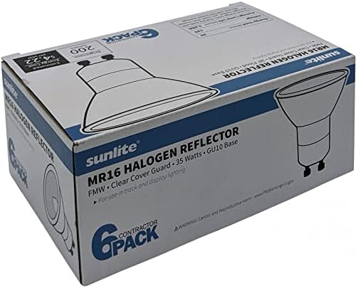 Sunlite MR16 Halogen Bulb 35W 38 Flood 6-Pack