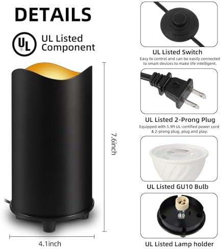 MIOBLUE Floor Can Light with 7W GU10 LED Bulbs