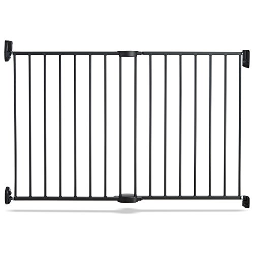 Munchkin Push to Close Baby Gate - 285 to 45 Wide Dark Grey
