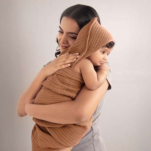 LILY O LAUREL Muslin Baby Towel Pack of 2