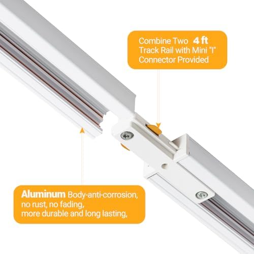 VANoopee 16FT H Track Lighting Rails Kit 1