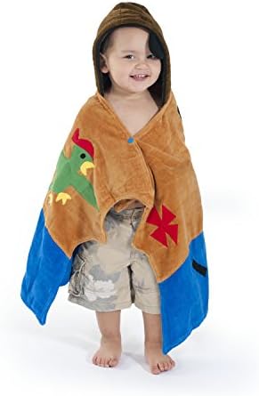 Kidorable Pirate Hooded Towel for Boys 100 Cotton 0-2 Years
