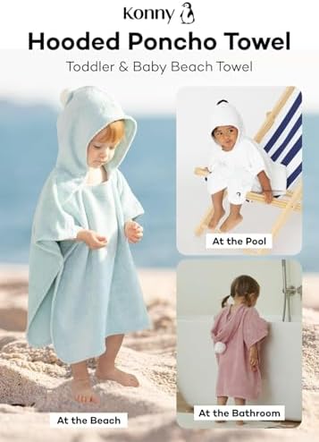 Konny Baby Hooded Towel - Ultra Soft Quick Dry