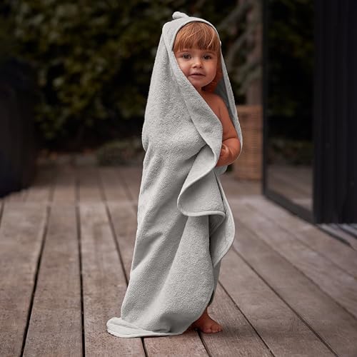Huxie Baby Hooded Towel - Organic Cotton 32 x 32