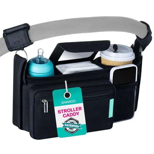 Swanoo Universal Stroller Organizer With Cup Holder