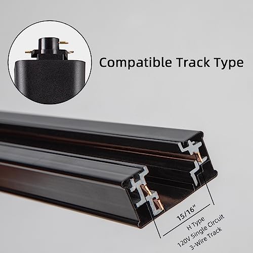 5CCT LED Track Light Heads 12W Dimmable 4Pack