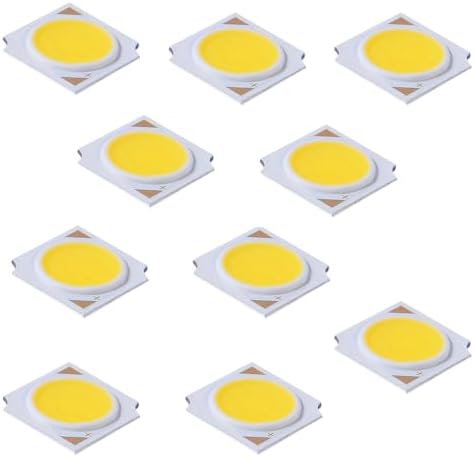 7W DIY LED COB Chip Replacement Lamp Bulb 3000K Warm White 10PCS 1