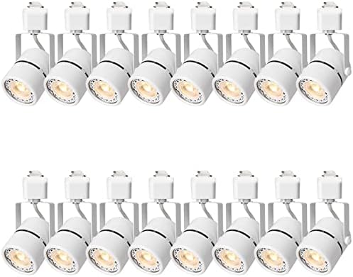 10W H Track Lighting Heads Dimmable LED for Accent Lighting 16Pack
