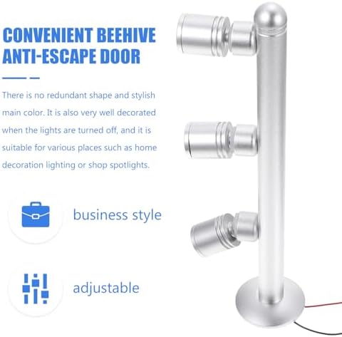 LED Display Lamp Track Spotlight with 3 Rotatable Heads