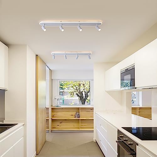 Jaycomey 433in Dimmable LED Ceiling Light with Remote Control White