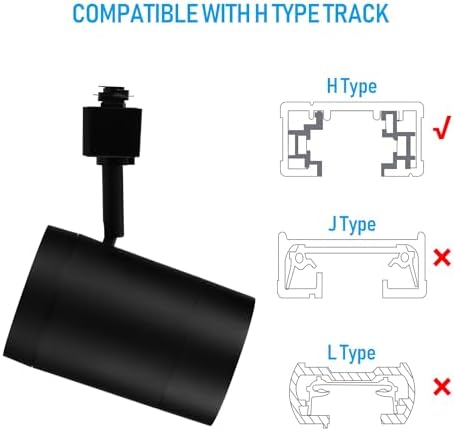 LEONLITE 175W LED Track Light Heads 36 Dimmable Pack of 4
