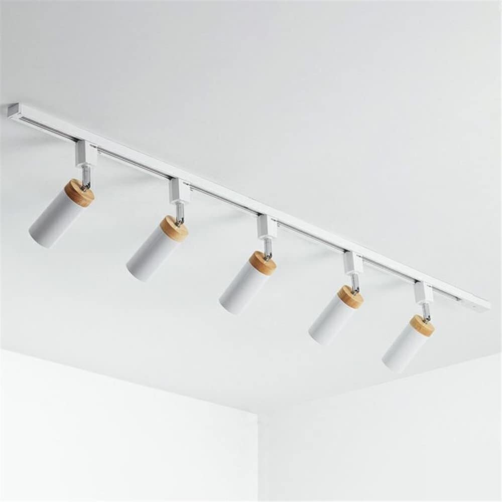 LED 2 Light Track Kit with Rotatable Heads - Grey