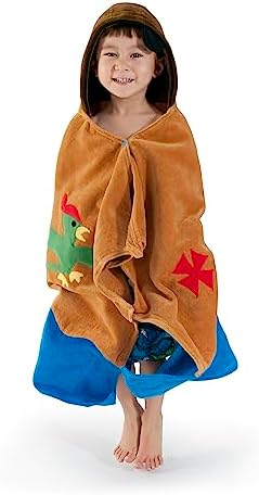Kidorable Pirate Hooded Towel for Boys 100 Cotton 0-2 Years