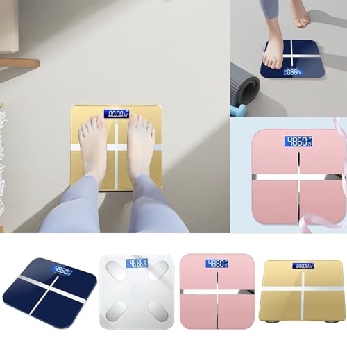 KELINFONG 500lbs Rechargeable Digital Analog Weight Scale with Bluetooth