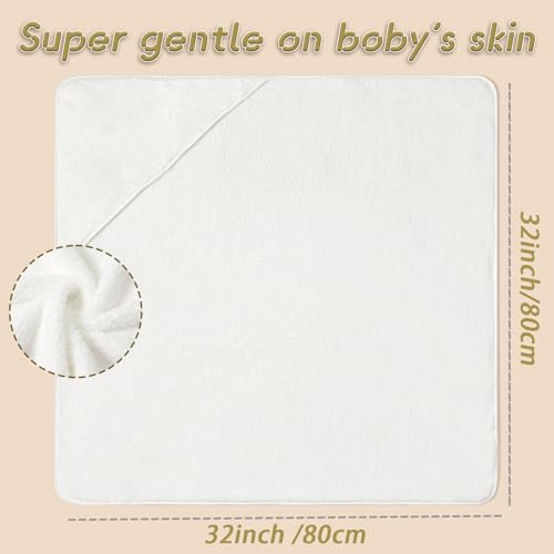 Yaiseiko 3 Pack Hooded Baby Bath Towels