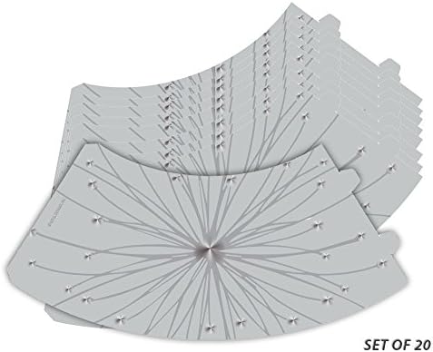 Royal Designs Vellum Tea Light Lampshade Set of 20