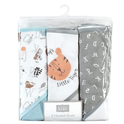 Hudson Baby Unisex Hooded Towels Alphabet One Size