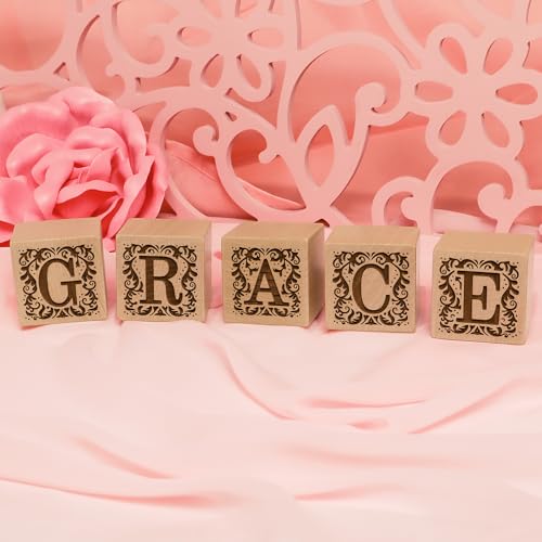 Personalized Baby Name Blocks for Girls or Boys