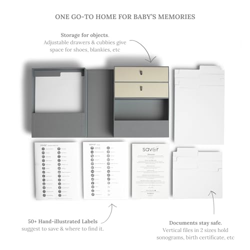 Savor Baby Keepsake Organizer Box
