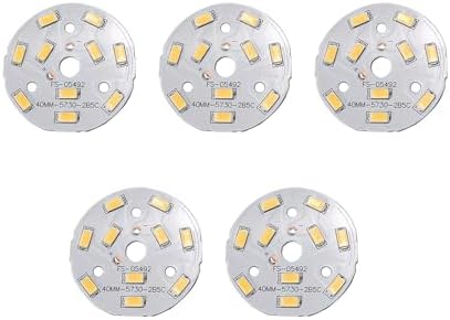 5Pcs 40mm Dia High Power LED Chip Bulb Super Bright