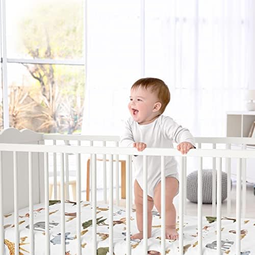 Sweet Jojo Designs Crib Sheet Set Jungle Animals 2 Pack