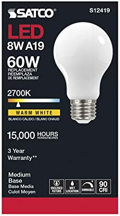 Satco 6 Pack LED Flush Mount Light Bulbs