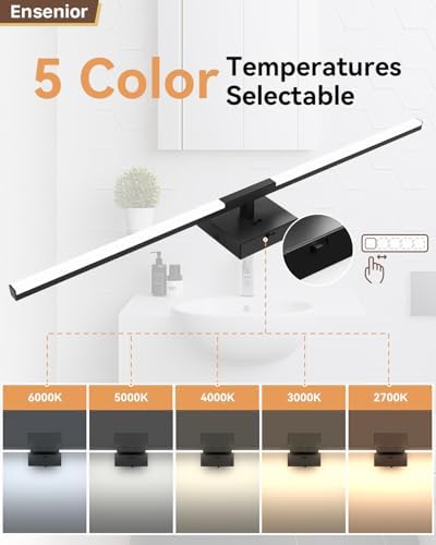 Ensenior 32 Inch Dimmable Vanity Light with 5CCT