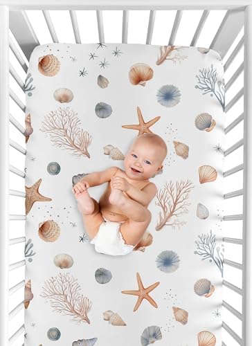 Sweet Jojo Designs Nautical Crib Sheet 1