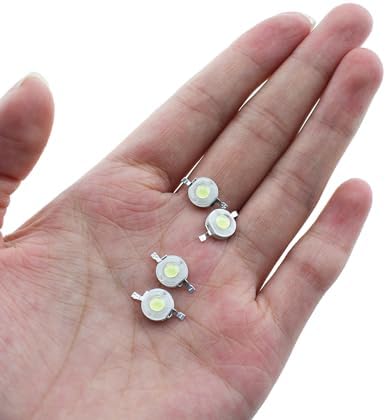 TAODAN 10PCS High Power 3W Cool White LED Bulb Beads